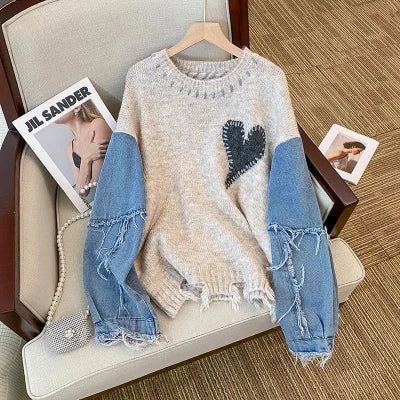 Eva® | Stylish heart sweater for women