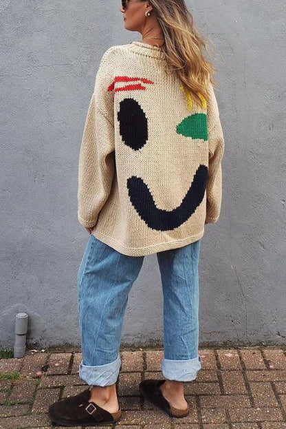 Maglione dal design curato