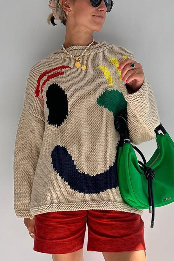 Maglione dal design curato