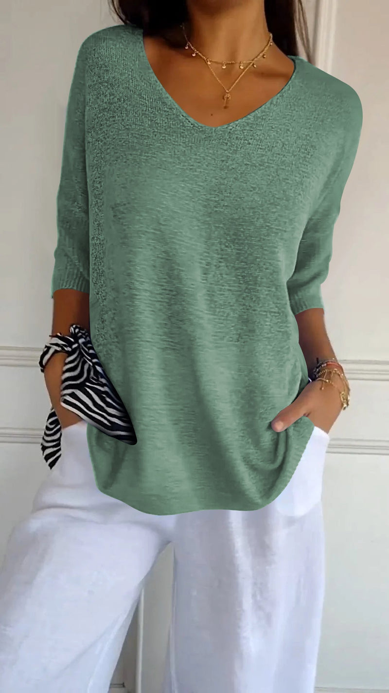 Maglione dal design curato