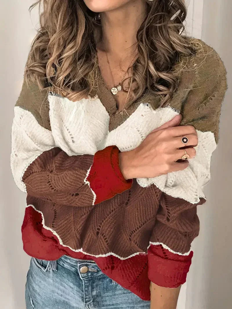 LP | Maglione con scollo a V