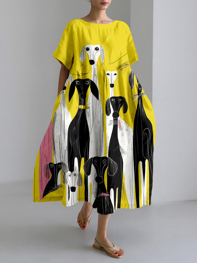 Vestito dal design curato