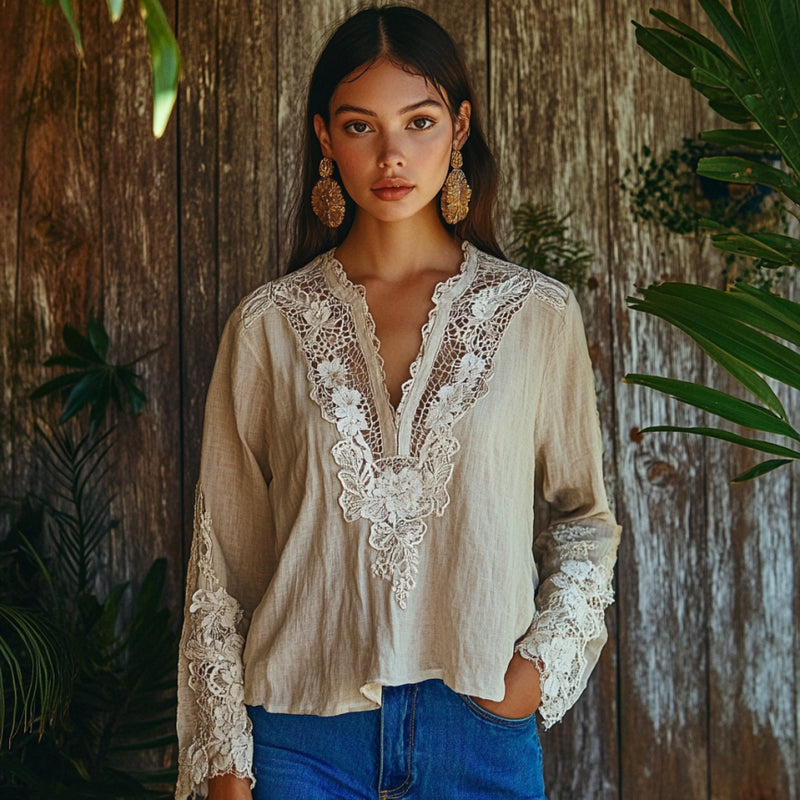 Camicia dal design curato