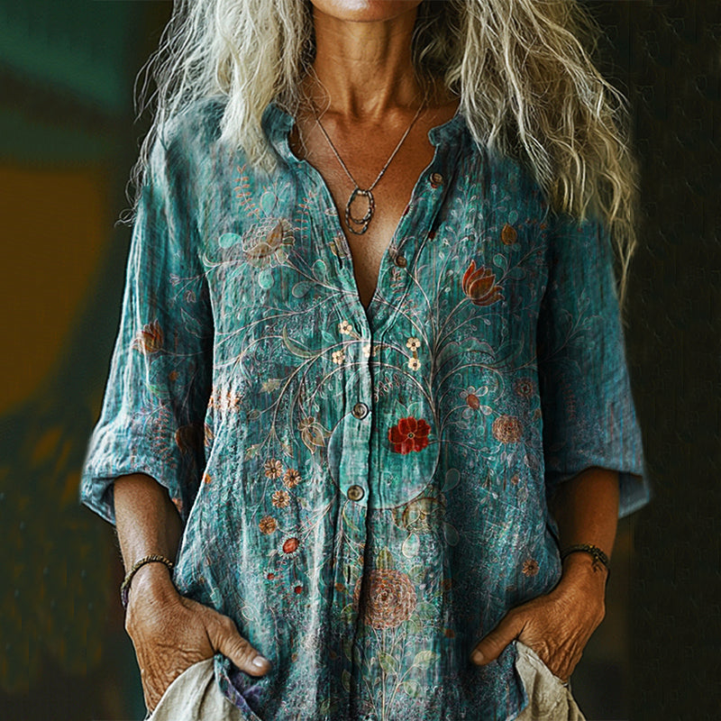 Camicia in stile vintage senza tempo