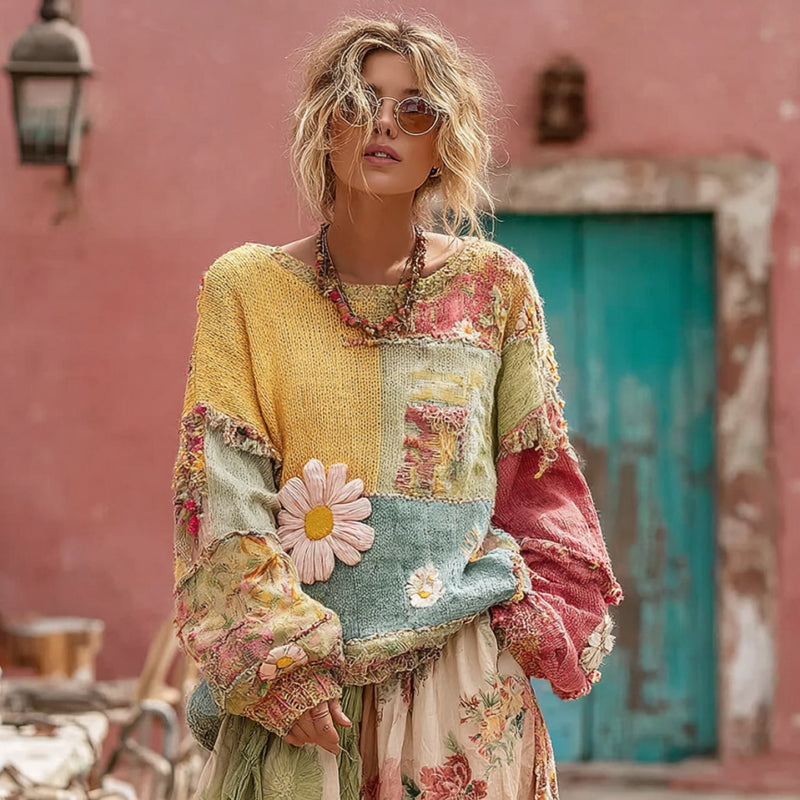 Maglione dal design curato