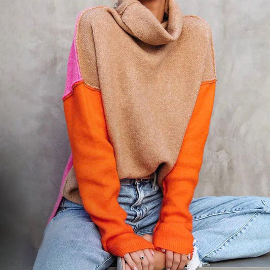Frida® | Beautiful color block sweater for women
