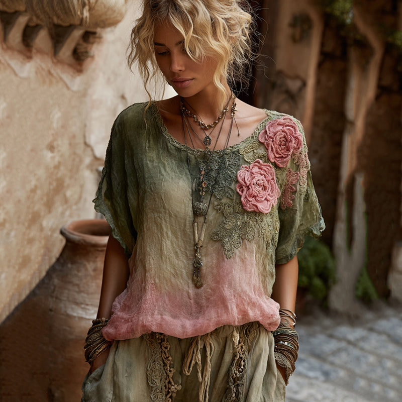 Maglietta in stile vintage senza tempo