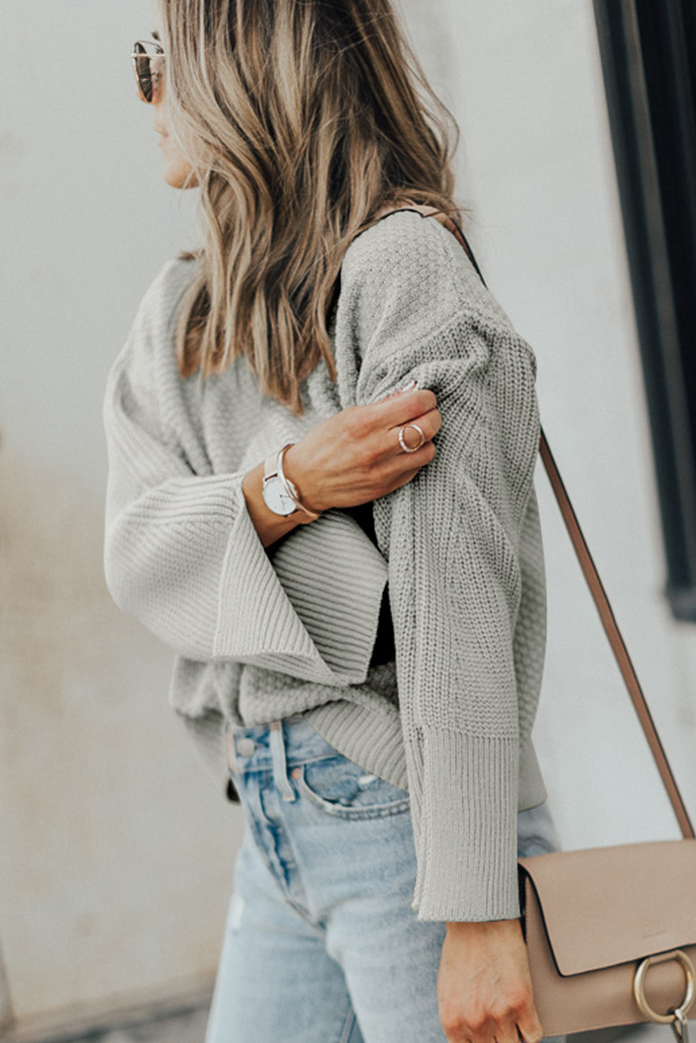 Maglione dal design curato