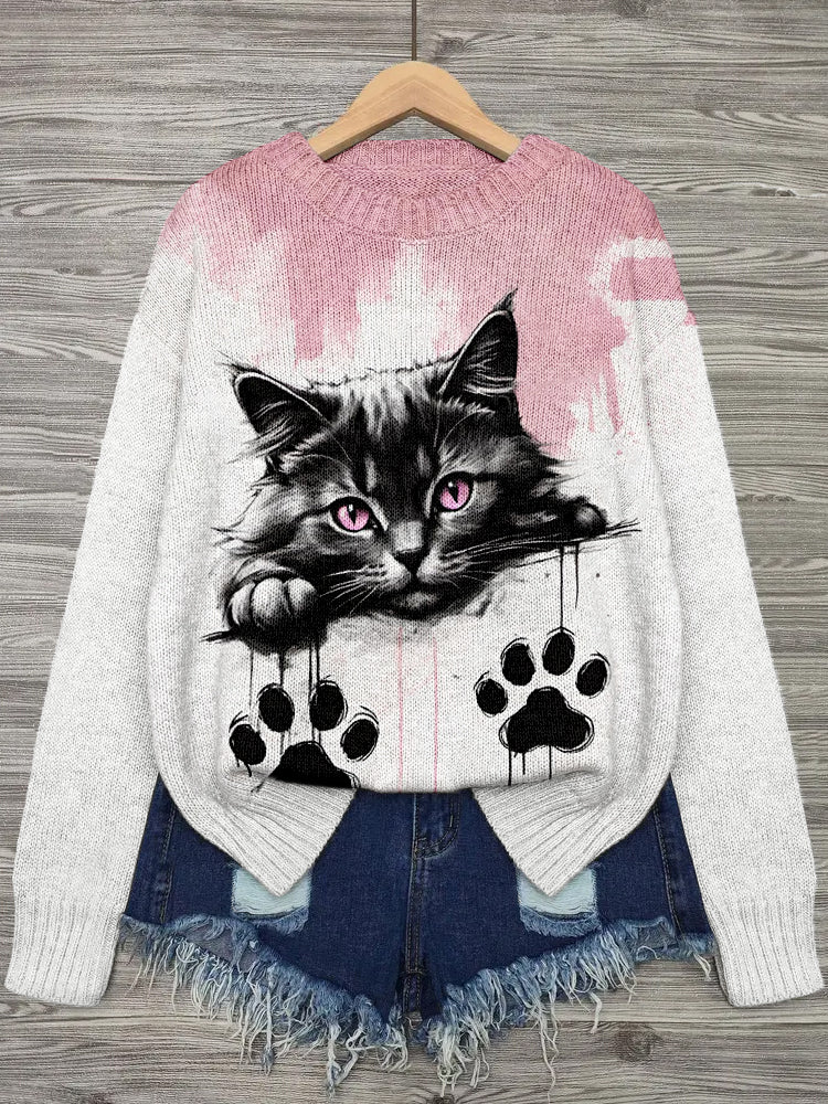 Maglione dal design curato