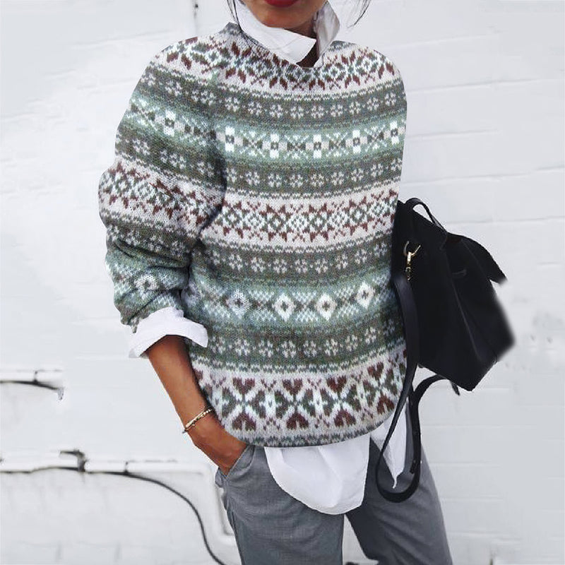 Maglione dal design curato