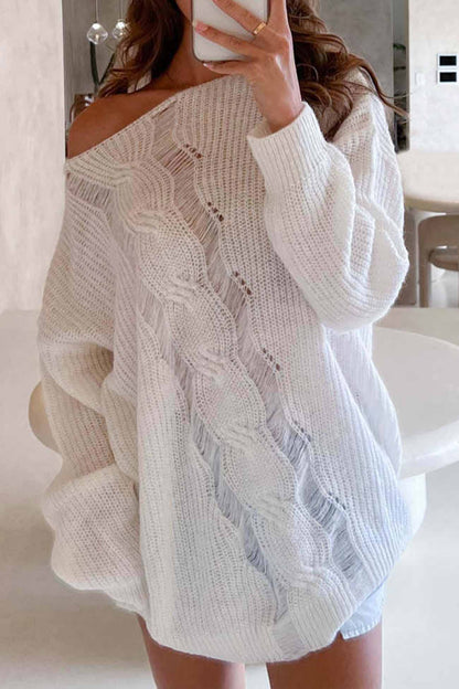 Maglione dal design curato