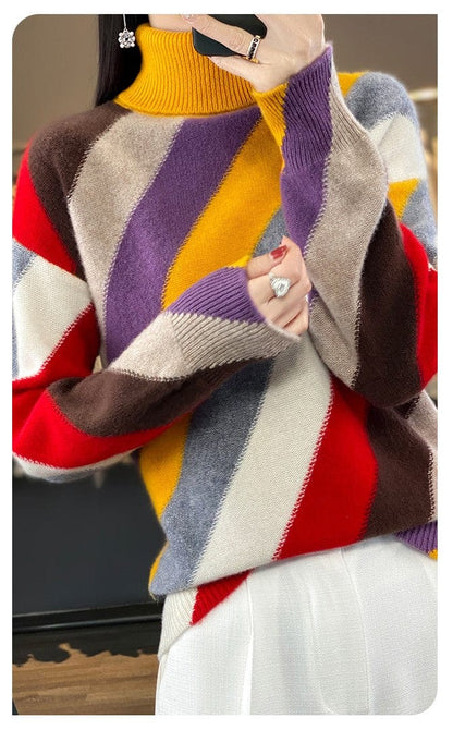 LP | Maglia dolcevita a contrasto 2024