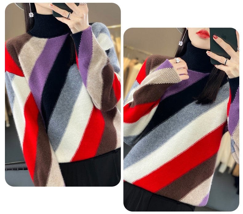 LP | Maglia dolcevita a contrasto 2024