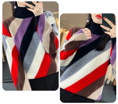 LP | Maglia dolcevita a contrasto 2024