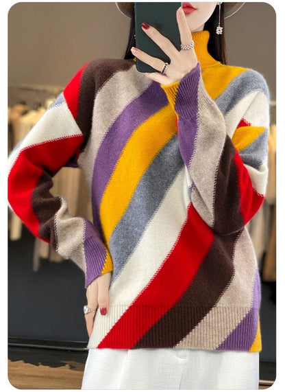 LP | Maglia dolcevita a contrasto 2024