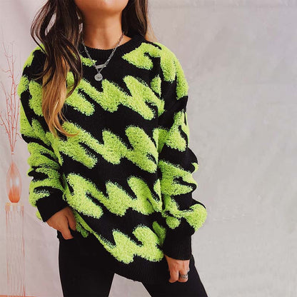 Maglione dal design curato