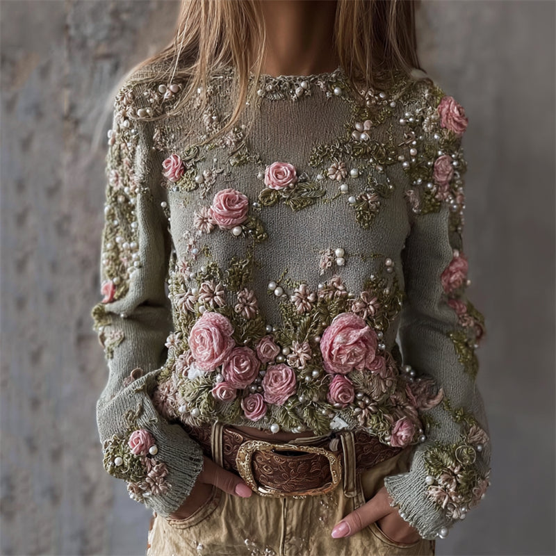 Maglione dal design curato