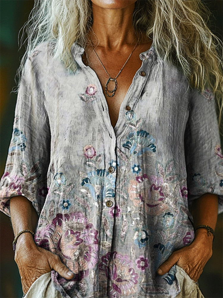 Camicia dal design curato