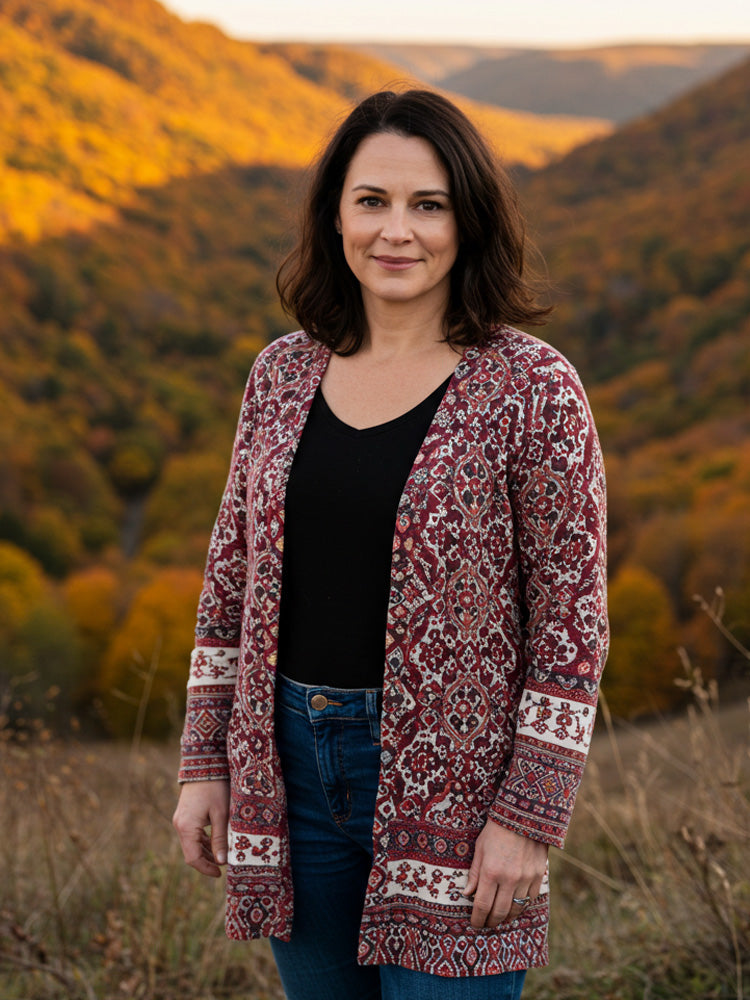 Cardigan ispirato al vintage