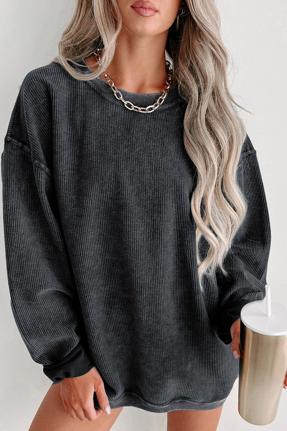 Maglione dal design curato