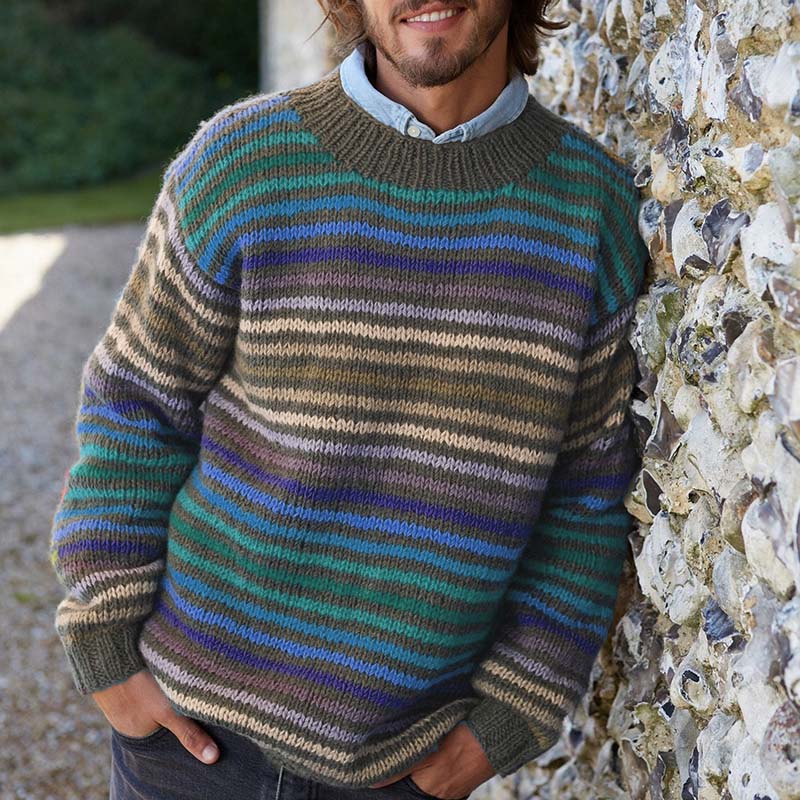 Maglione dal design curato