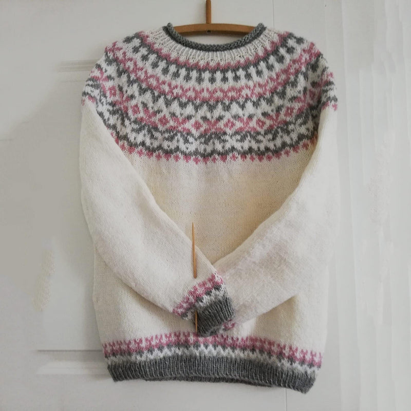 Maglione dal design curato