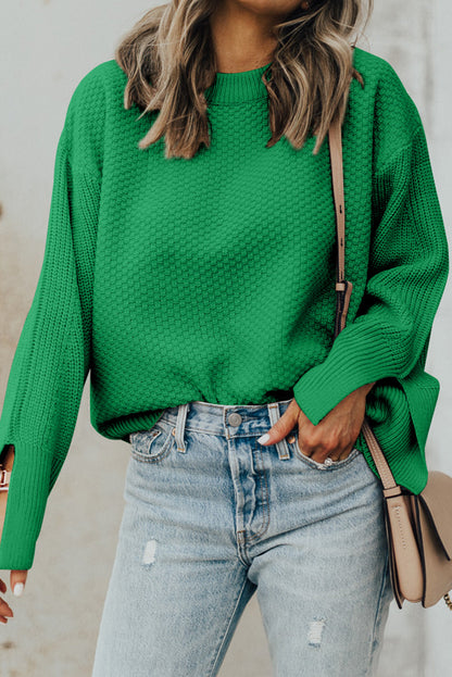 Maglione dal design curato