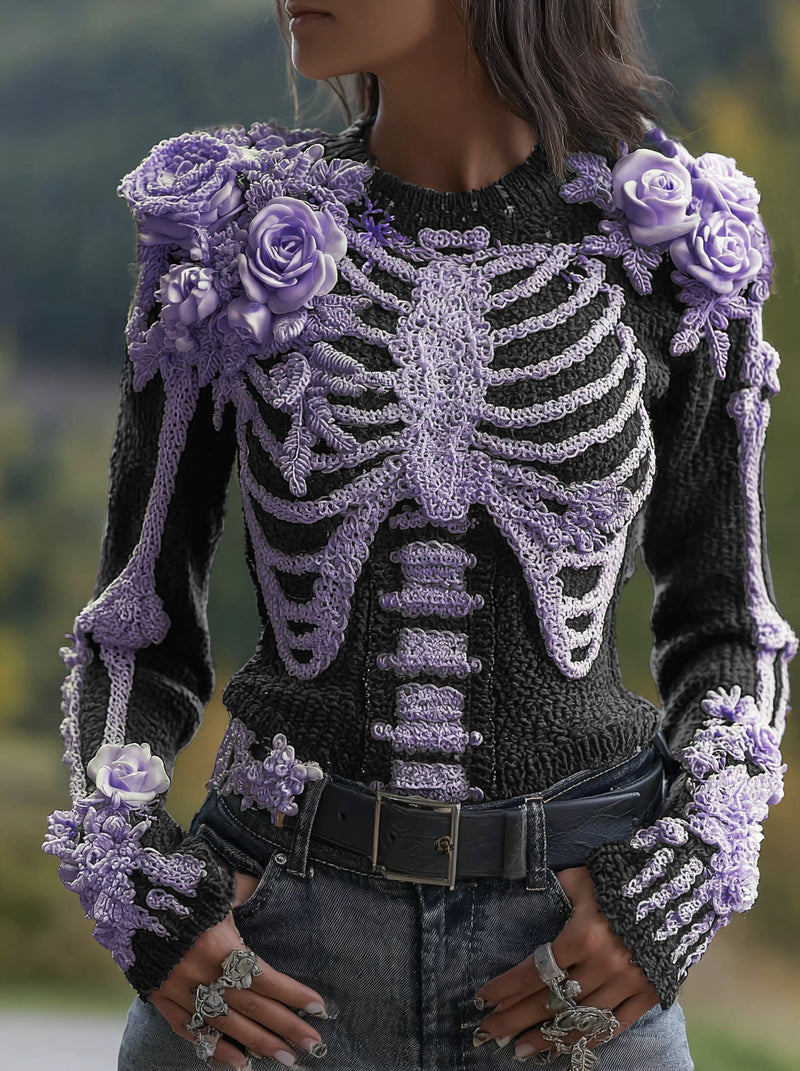 Maglione dal design curato