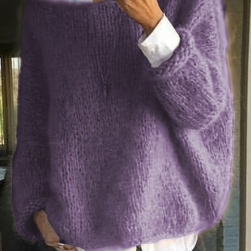 JO | Maglione oversize comodo lavorato a maglia