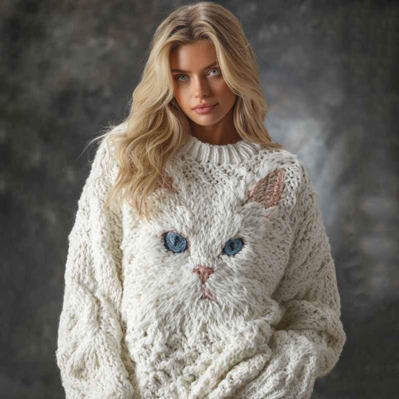Maglione dal design curato