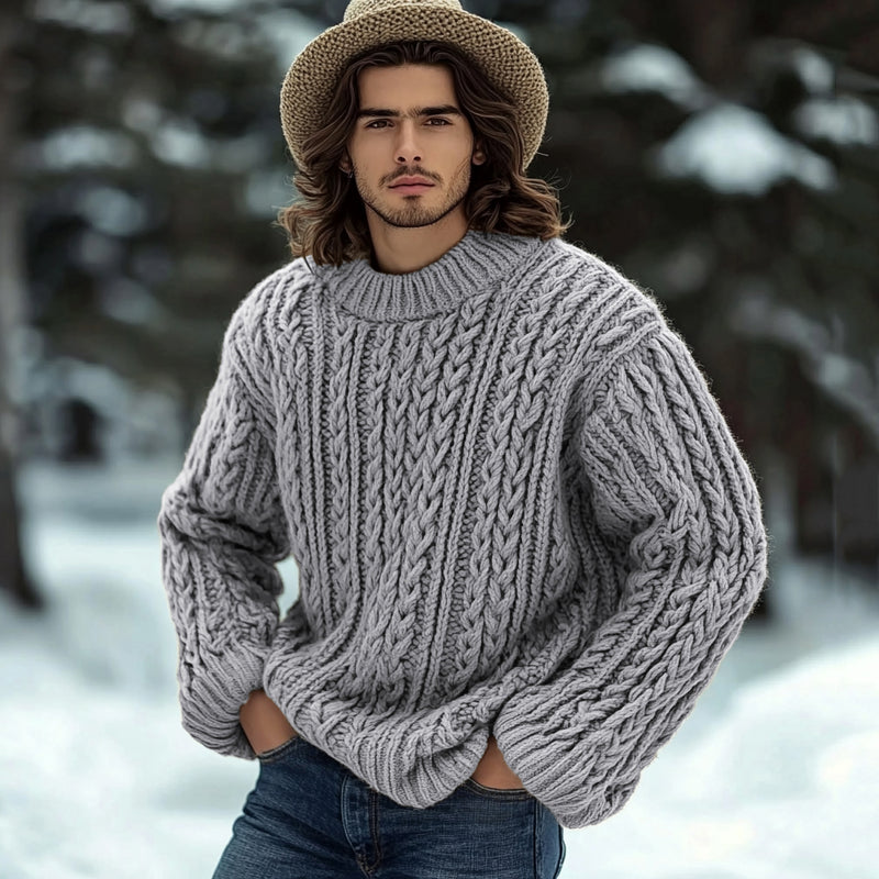 Maglione dal design curato