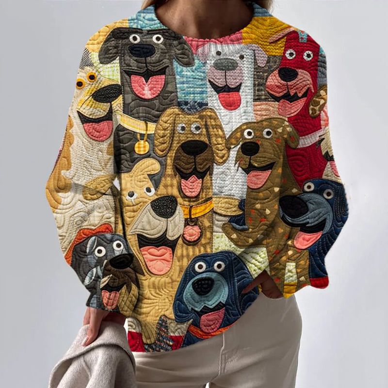 Maglione dal design curato