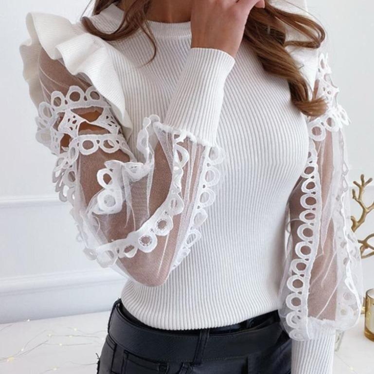 Maglione dal design curato