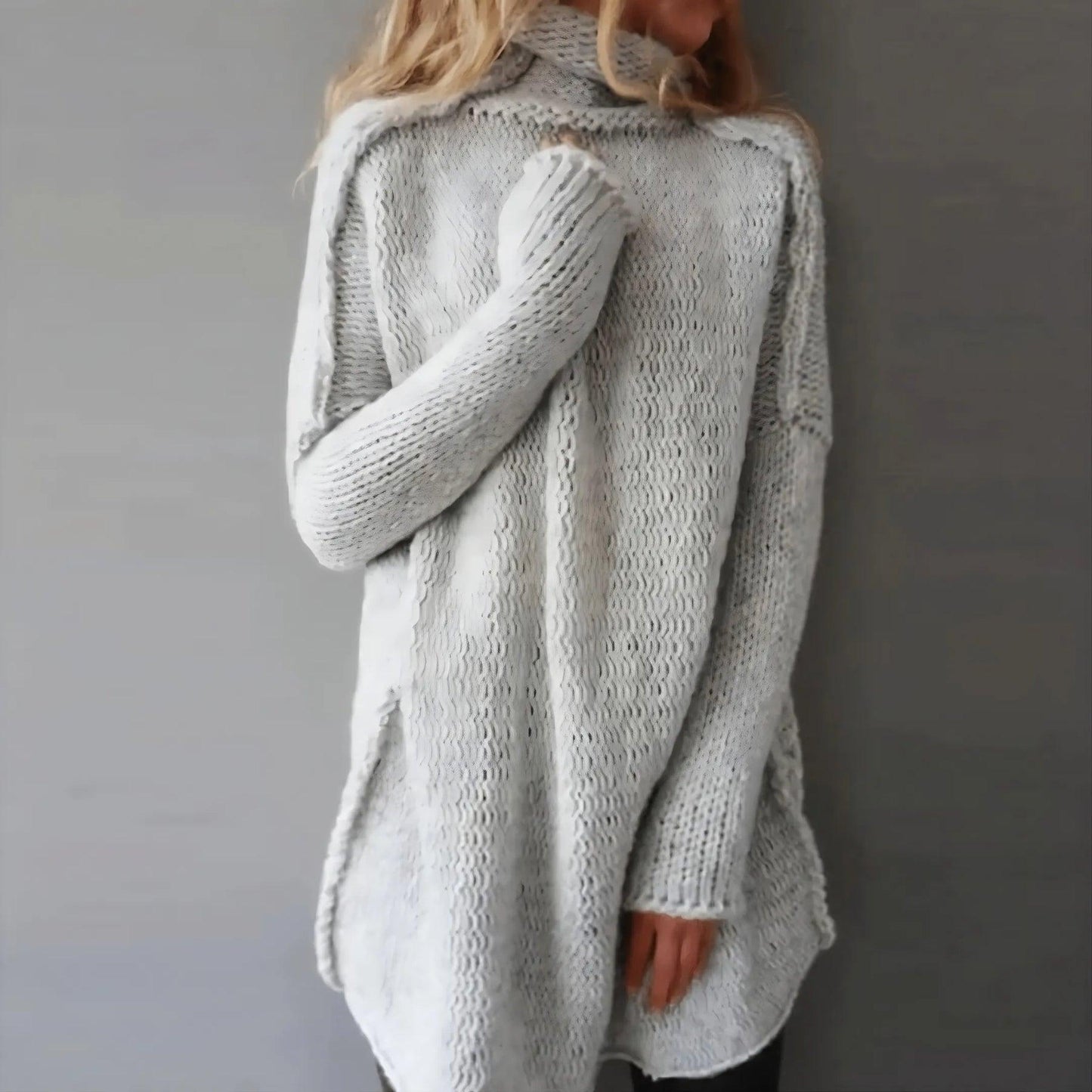 Chloe® | Handmade cable knit sweater