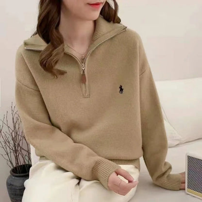 LP | MW - Confortevole maglione con zip