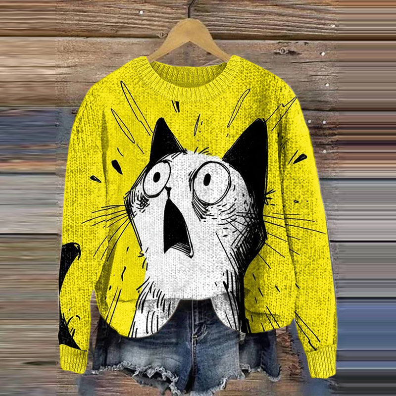 Maglione dal design curato