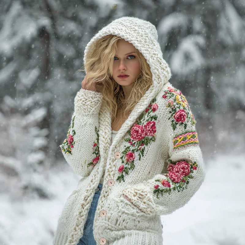 Cardigan dal design curato