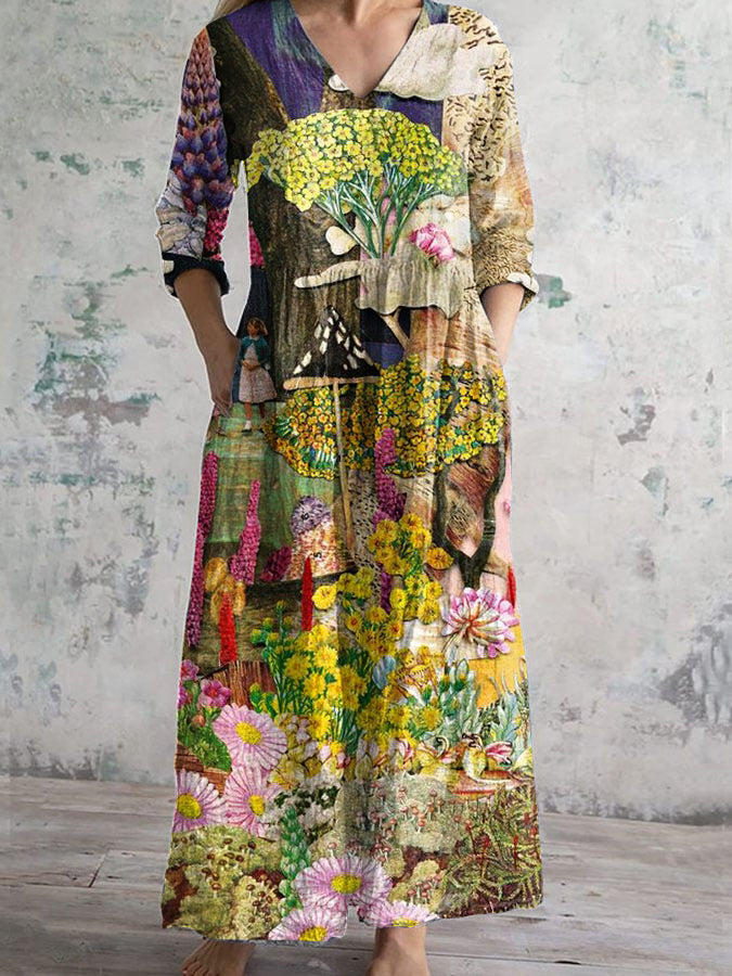 Vestito dal design curato