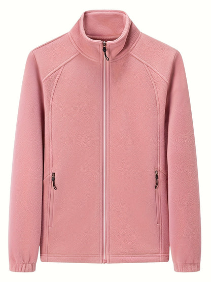 LP | Giacca outdoor da donna in felpa con collo alto e maniche lunghe