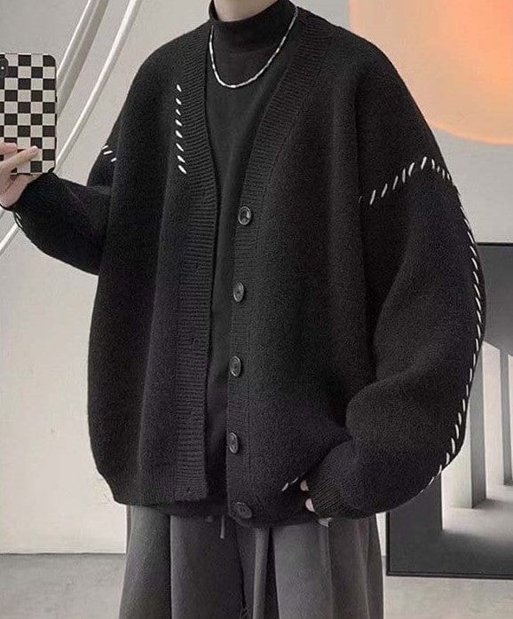 LP | Maglione cardigan vintage con scollo a V