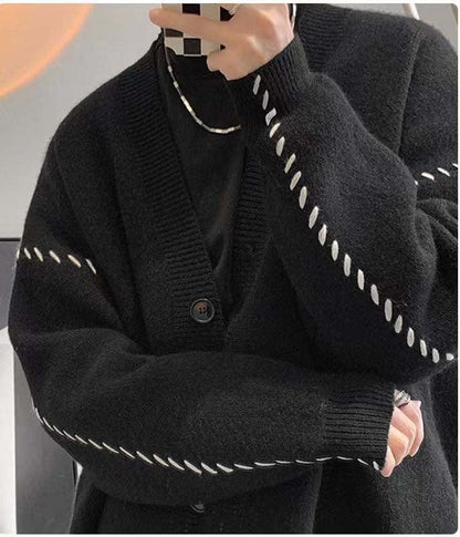 LP | Maglione cardigan vintage con scollo a V