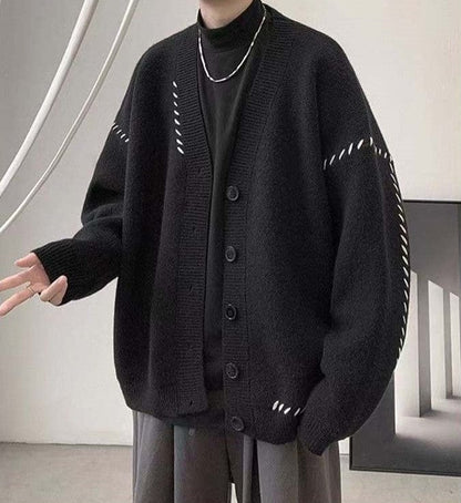 LP | Maglione cardigan vintage con scollo a V