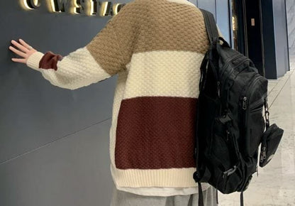 LP | Maglia patchwork in jacquard