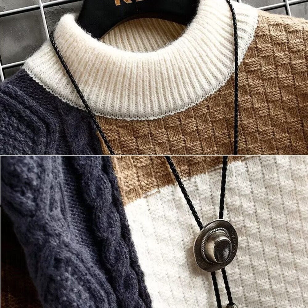 LP | Maglia patchwork in jacquard