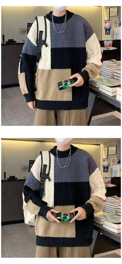 LP | Maglia patchwork in jacquard