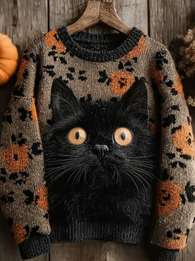 Maglione dal design curato