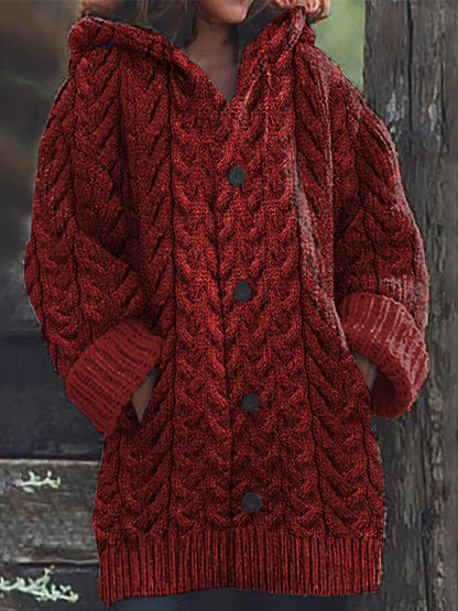 Women's Super Soft Honeycomb Aran Crew Neck Sweater artswardrobe