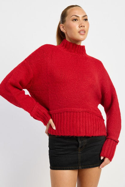 Maglione dal design curato