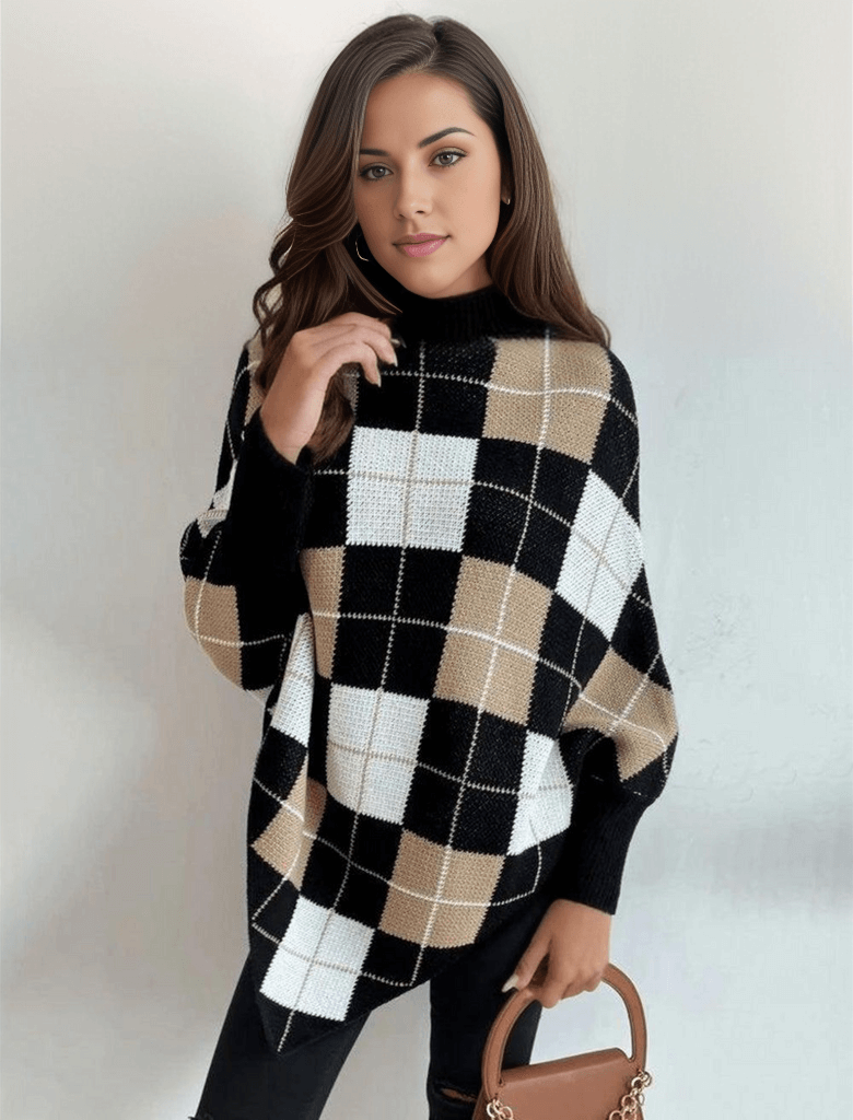 Jacinta® | Stylish sweater with a geometric print