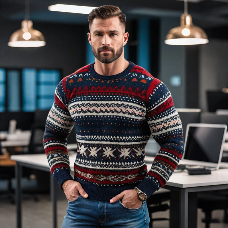 Maglione dal design curato
